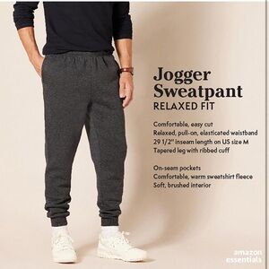 Amazon Essentials Men’s Dark Gray Sweatpants